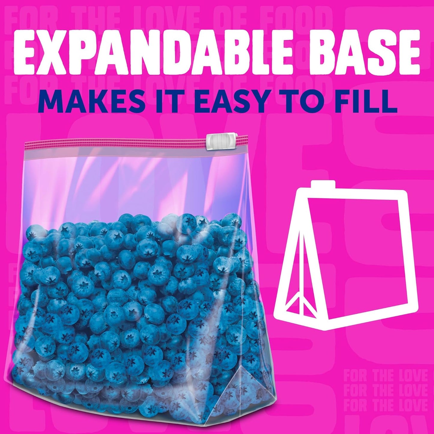 Ziploc Quart Food Storage Slider Bags, Power Shield Technology for Mor