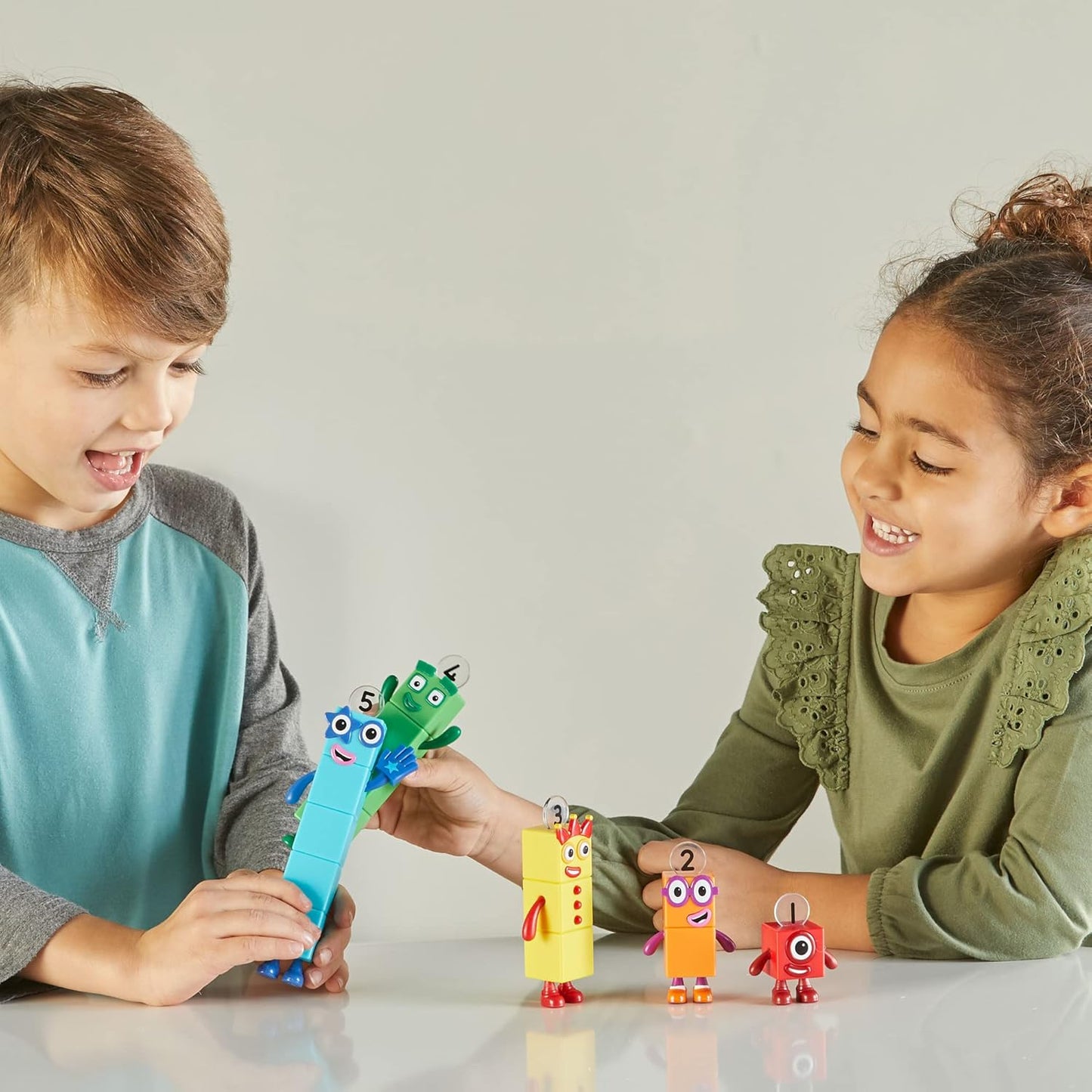 hand2mind Numberblocks Friends One to Five, Action Figure Set, Toy Fig