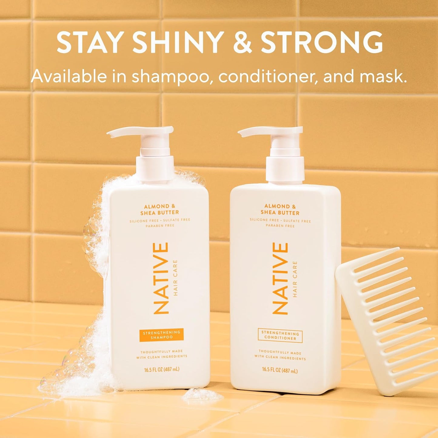 Native Shampoo and Conditioner Contain Naturally Derived Ingredients| 