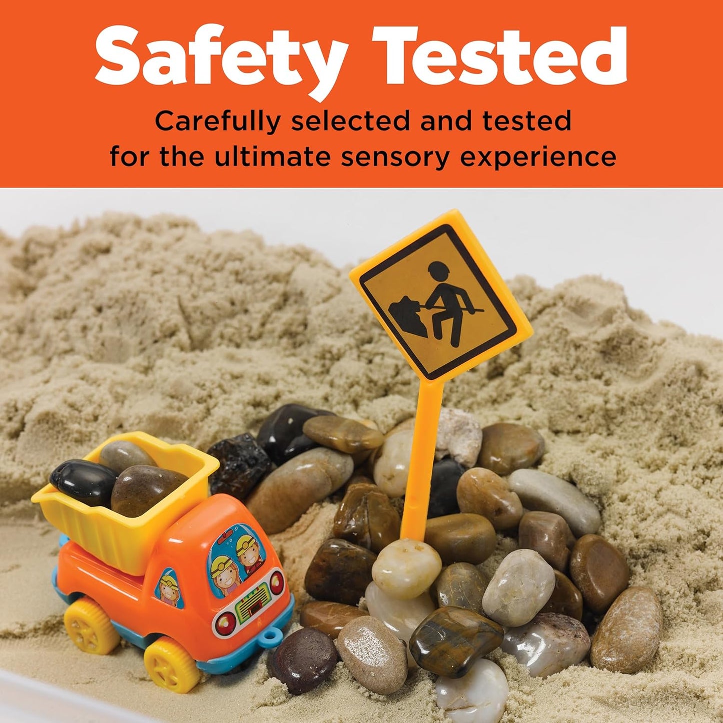 Creativity for Kids Sensory Bin: Construction Zone Playset - Preschool