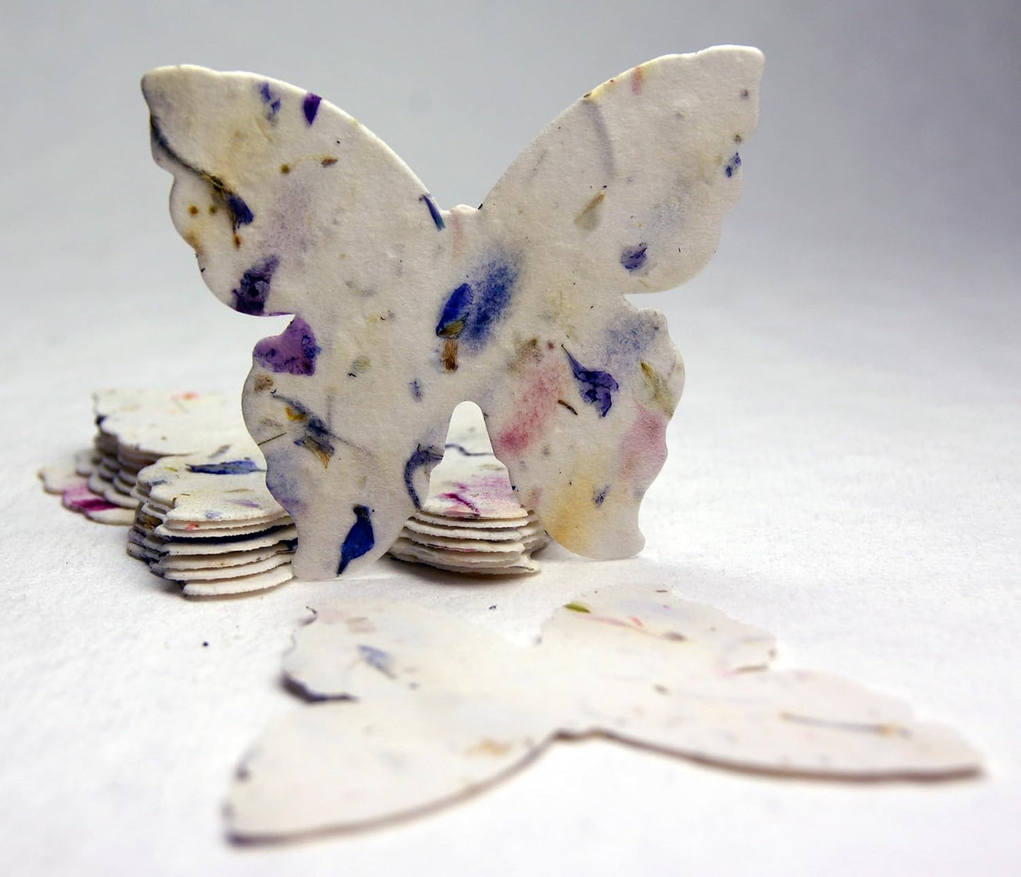 Of The Earth Handmade Paper - Wildflower Seed Paper Butterfly Shape - 