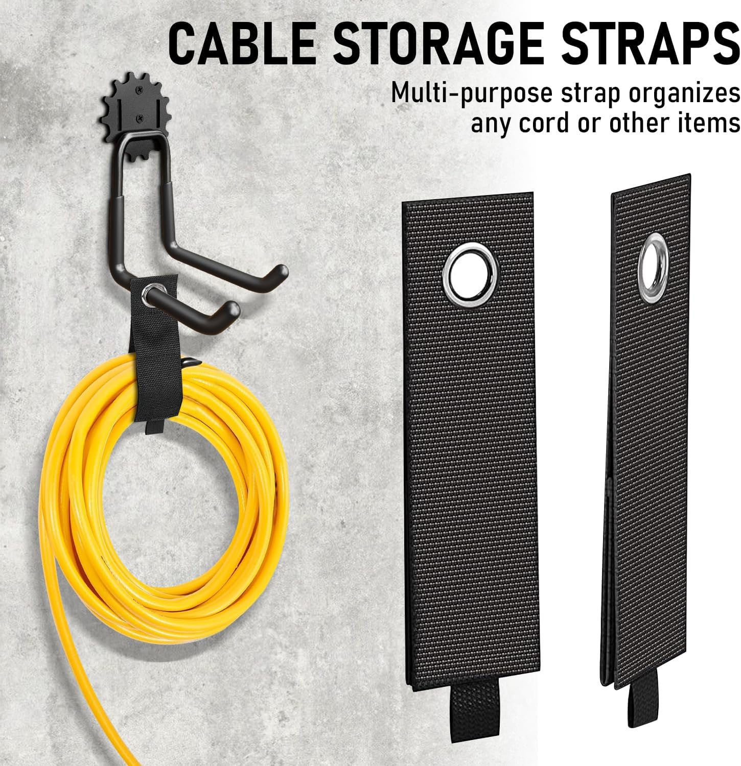 20 Pack Garage Heavy Duty Steel Hooks, Durable Storage Utility Wall Mo