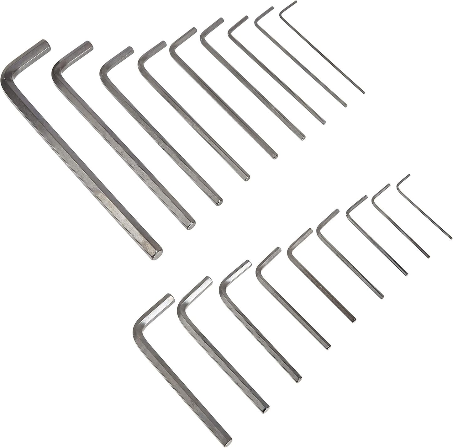 Amazon Basics 36-Piece Allen Wrench/Hex Key Set, SAE & Metric Sizes, C
