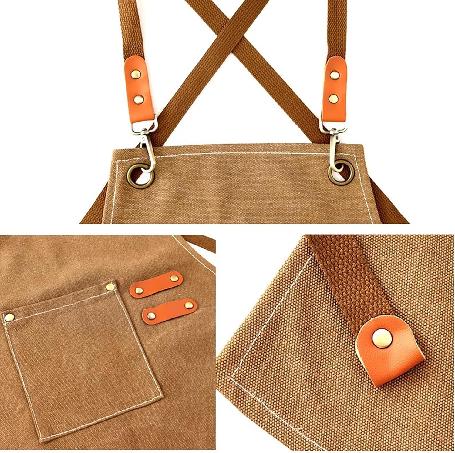 Kids Apron for Girls and Boys Heavy Duty Apron with Pockets and Adjust