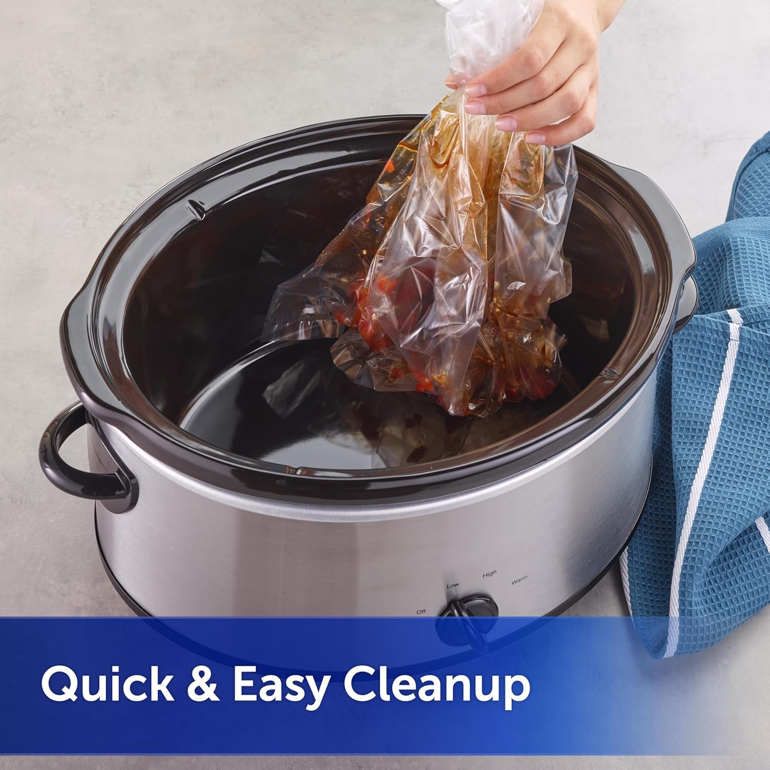 Reynolds Kitchens Slow Cooker Liners, Small (1-3 quart), 5 Count