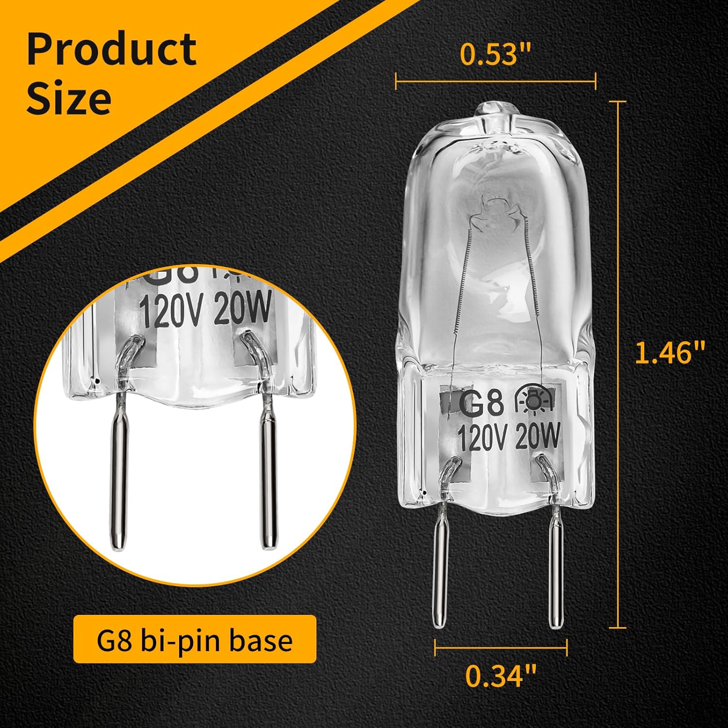 Halogen Light Bulb Fits for GE Samsung Ken More Elite Maytag Over The 