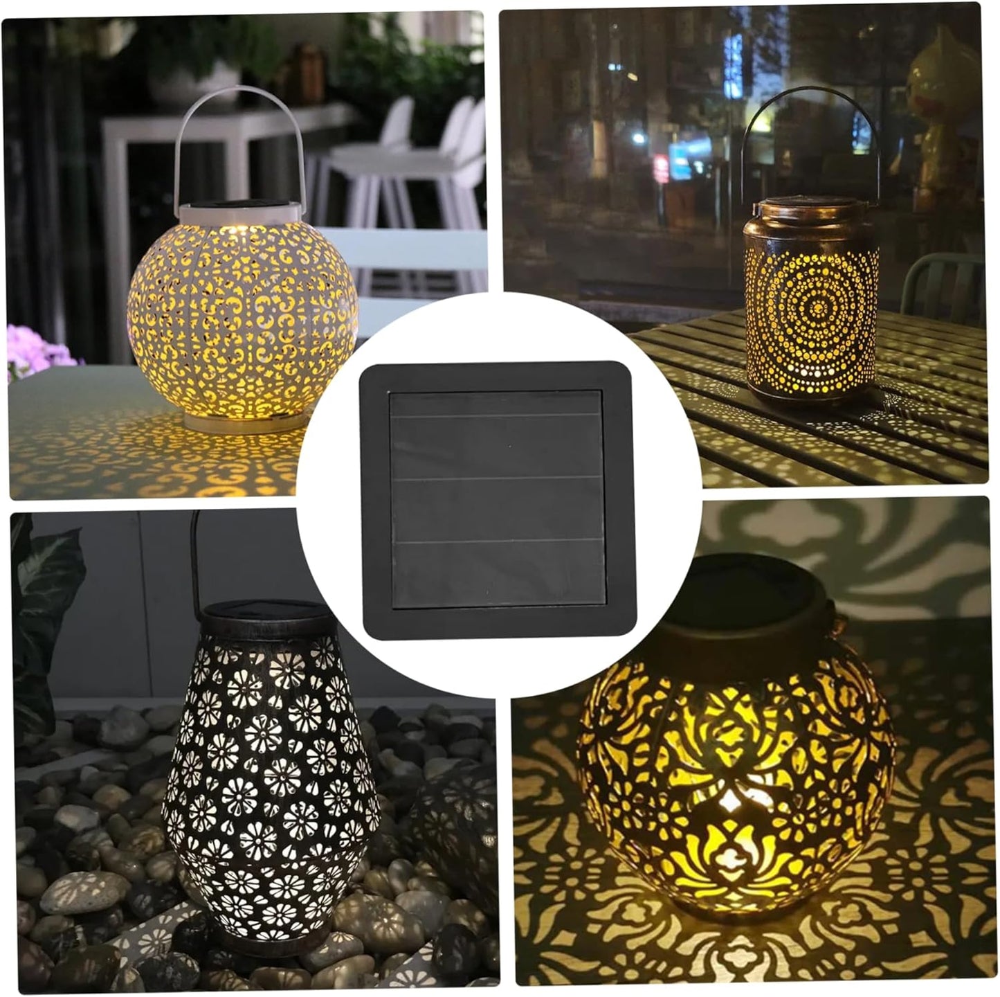 Solar Light Replacement Top with LED Light 2Pcs 2.8in Replacement Solar Units Square DIY Warm White Parts Parts