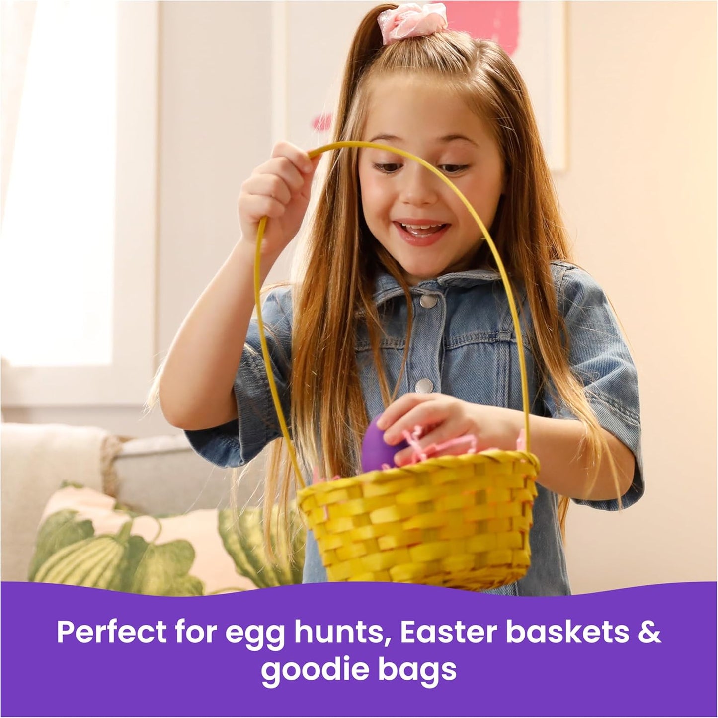 Kinetic Sand, 20-Pack Eggs, Easter Basket Stuffers, Includes 3.3lbs (3 Colors) Moldable Play Sand for Egg Hunts, Sensory Toys, Party Favors & Goodie Bags