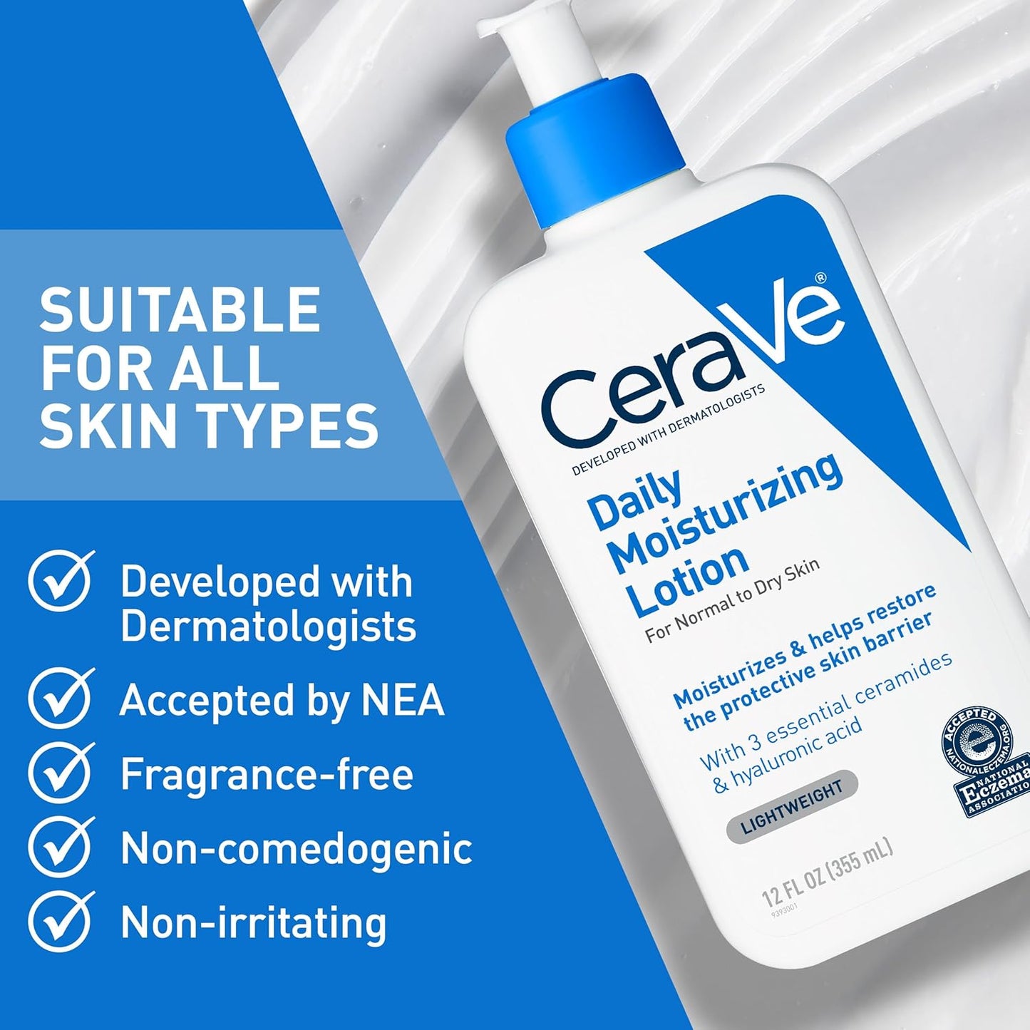 CeraVe Daily Moisturizing Lotion for Dry Skin, Body Lotion & Face Mois