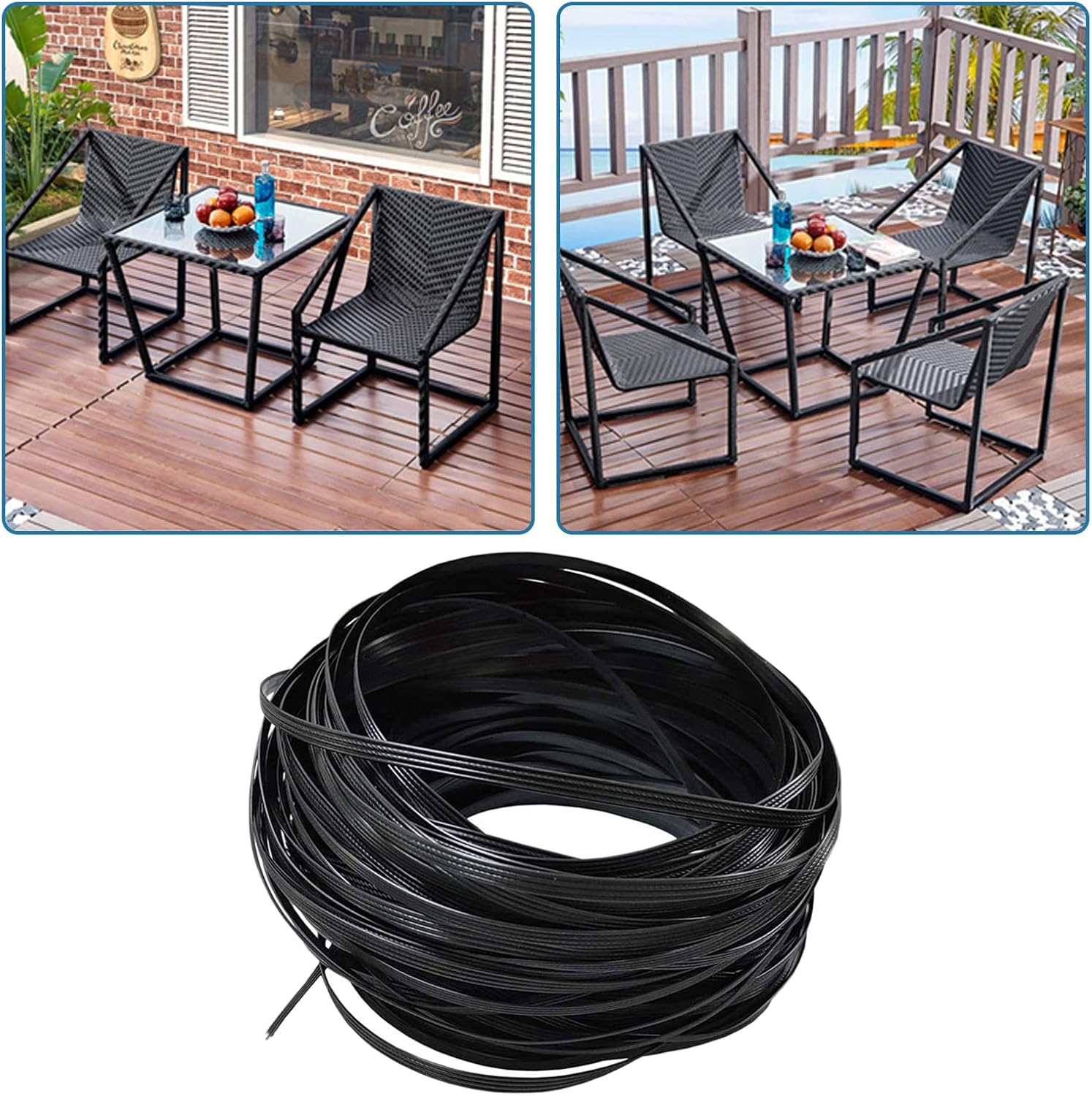 Eagles Wicker Repair Kit, 230Ft/70m Synthetic Rattan Repair Material W