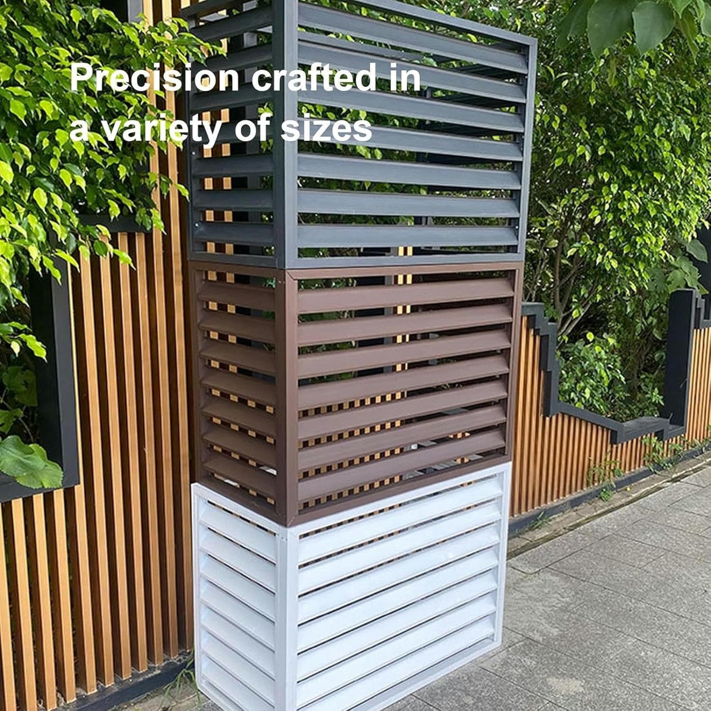 mini split air conditioner covers,Mini Split Air Conditioner Cover for Outside Units,Shelf Plant Stand,Outdoor AC Unit Cover,Noise Reduction,suitable for outdoor(Gray,100*50*70cm/40*20*28in)