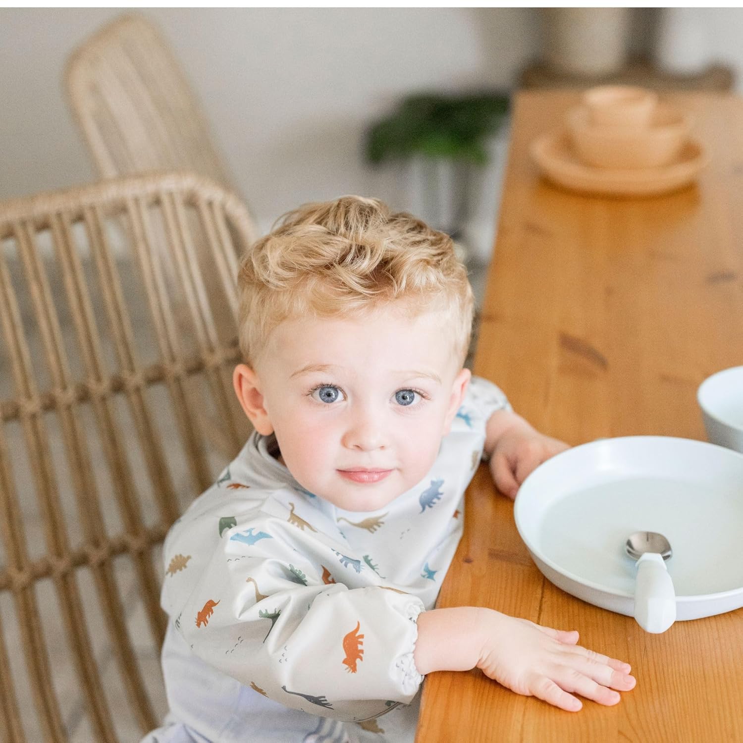 Tiny Twinkle Long Sleeve Bib for Babies & Toddlers | Waterproof Smock 