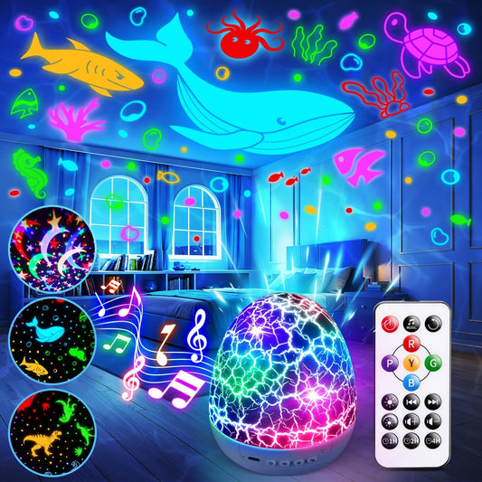 Easter Eggs Easter Gifts for Toddlers Kids Baby Night Light Projector 