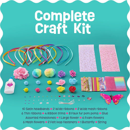 Pretty Me Headband Making Kit for Girls - Arts & Crafts Easter Gift - 
