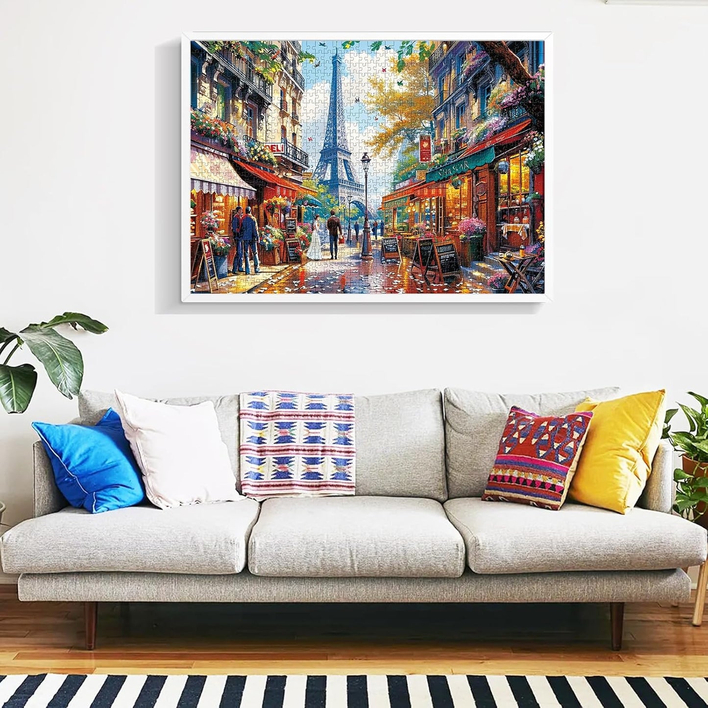 1000 Pieces Puzzle for Adults - Charming Paris Puzzle for Adults Child
