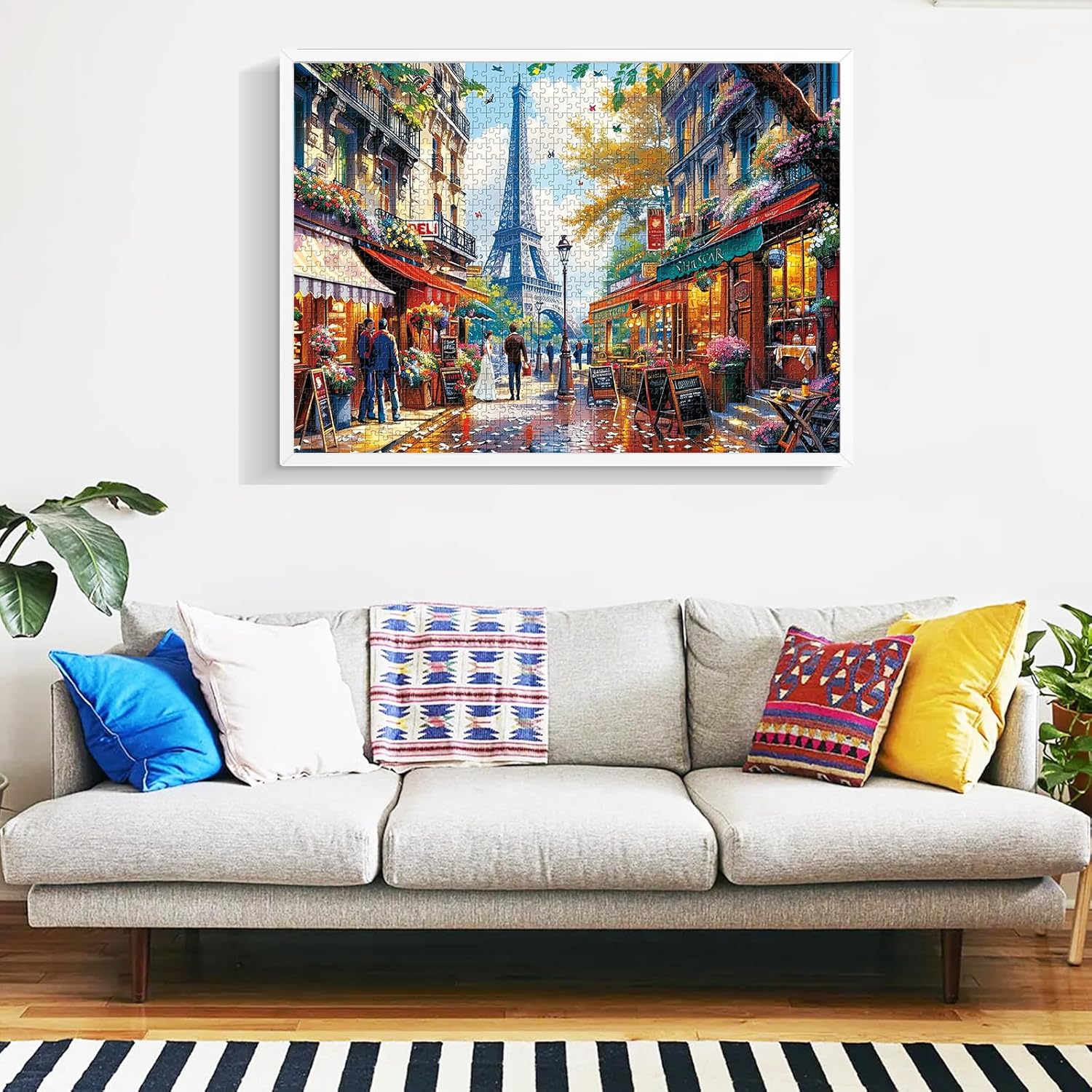 1000 Pieces Puzzle for Adults - Charming Paris Puzzle for Adults Child