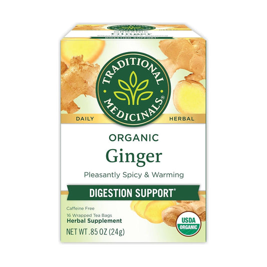 Traditional Medicinals Tea, Organic Ginger, Healthy Digestion, Pleasan