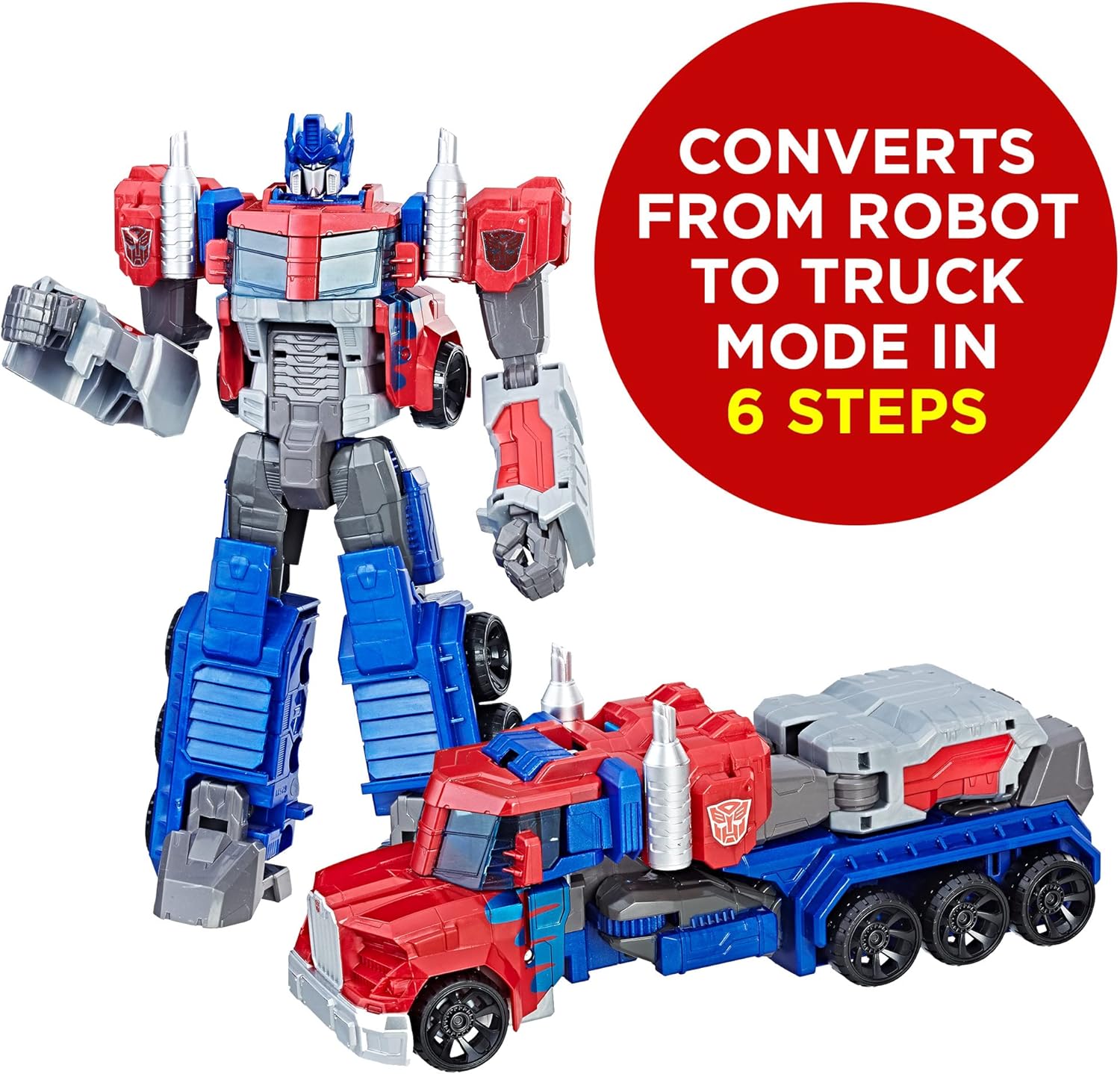 Transformers Toys Heroic Optimus Prime Action Figure - Timeless Large-