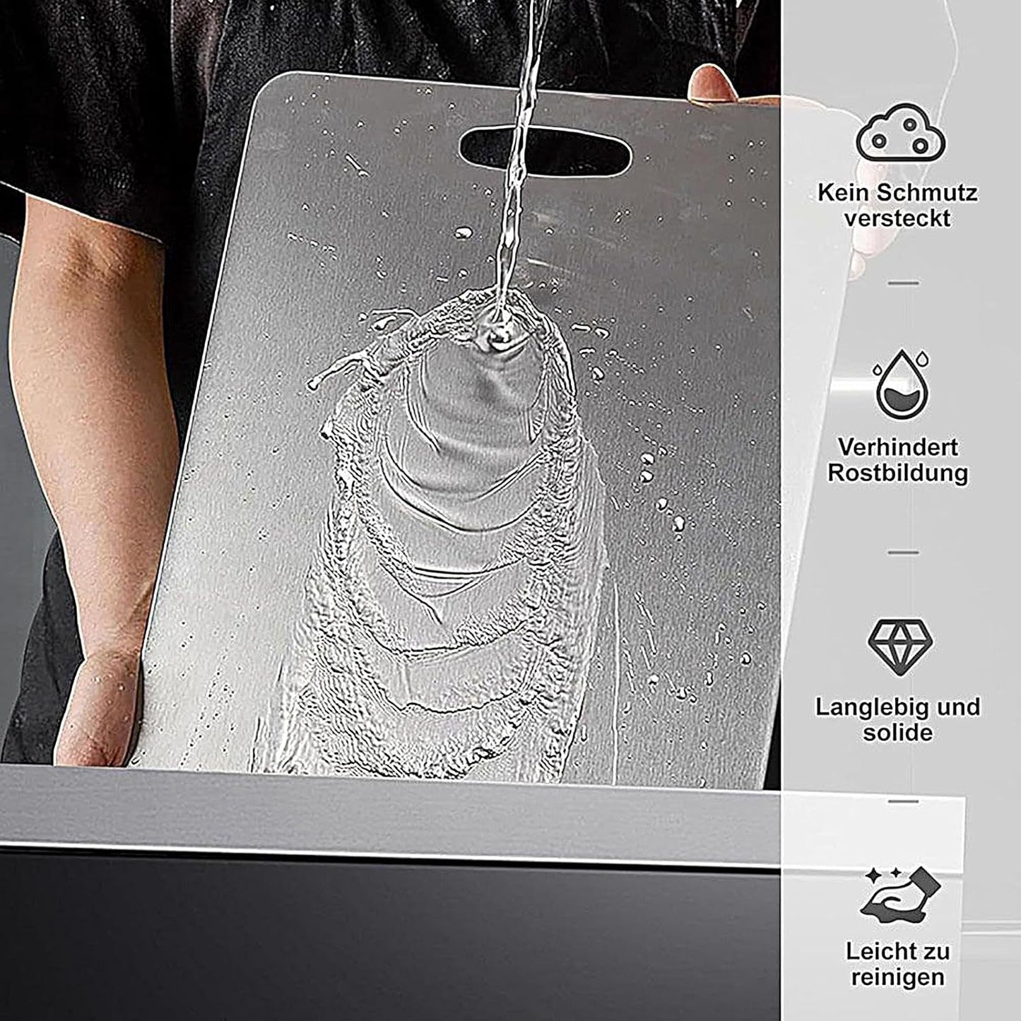 Kitchen Chopping Board - Meal Prep Kitchen Tool Double-Sided,Chopping 