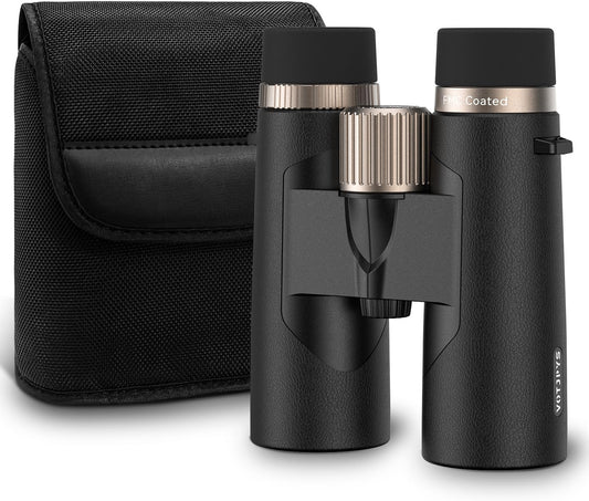 8X42 Binoculars for Adults Hunting & Bird Watching - with BAK4 Prism & FMC Lens, IPX7 - Compact for Hunting, Bird Watching, Travel, Football Games & Outdoor Travel