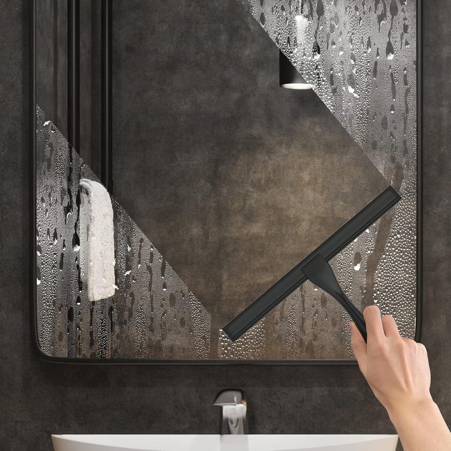 All-Purpose Stainless Steel Shower Squeegee for Shower Glass Door with