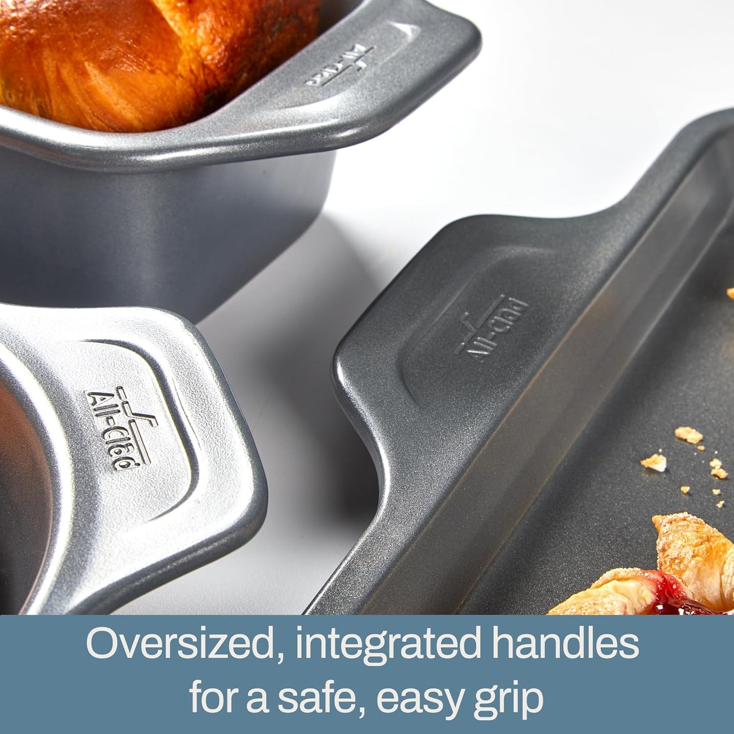 All-Clad Pro-Release Nonstick Bakeware Set 10 Piece Oven Safe 450F Hal