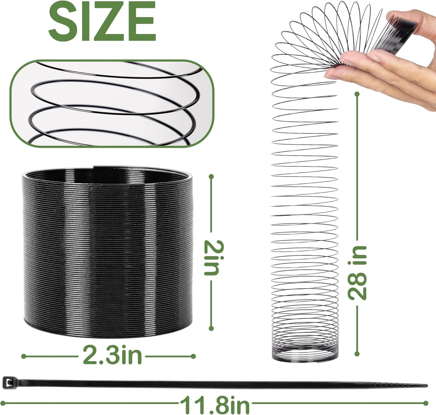 Foneso Squirrel Proof Spring Device 2 PCS, Metal Squirrel Baffle Barri