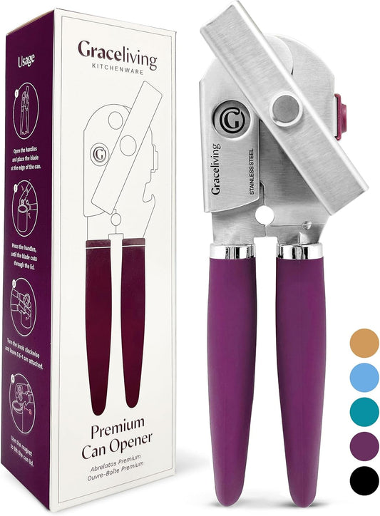 Premium Multifunction Magnetic Manual Can Opener and Bottle Opener, He