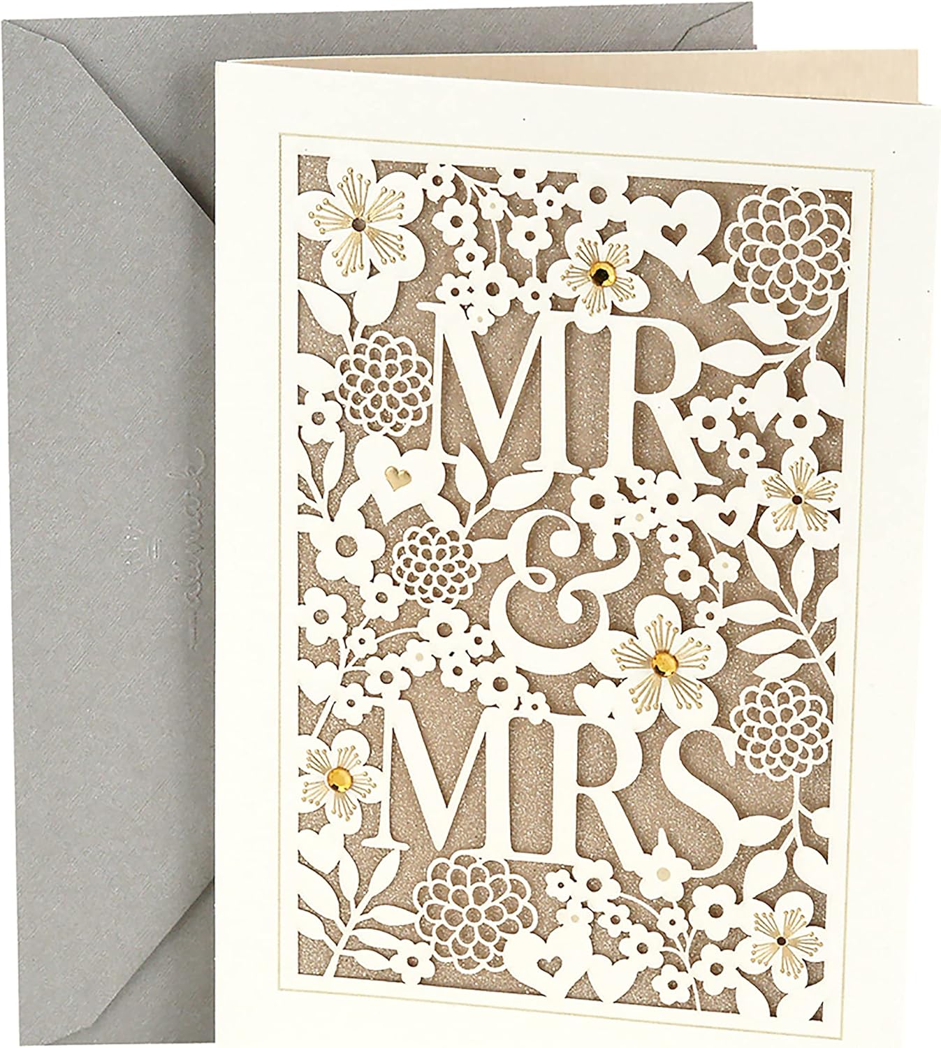 Hallmark Wedding Card (Mr. & Mrs.)