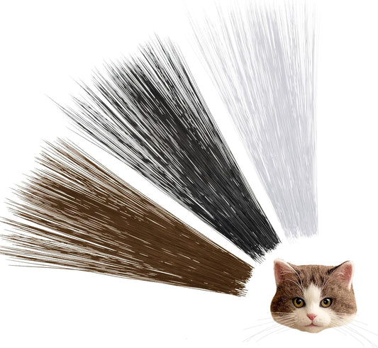 900PCS Simulated Animal Whiskers for Crafts, 3 Inches Craft Animal Whi