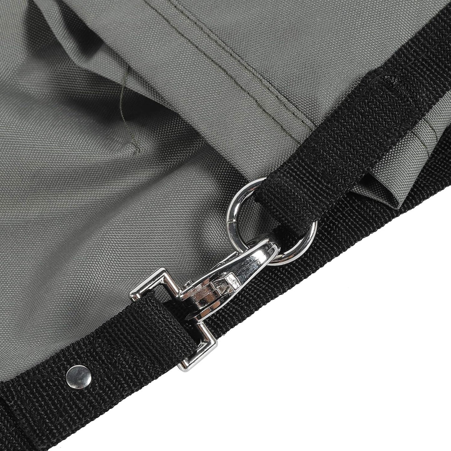Fdit Adjustable Fruit Picking Apron, 600D Oxford Cloth, Vegetable Harvest Bag, 86x49cm, Garden Storage Pouch