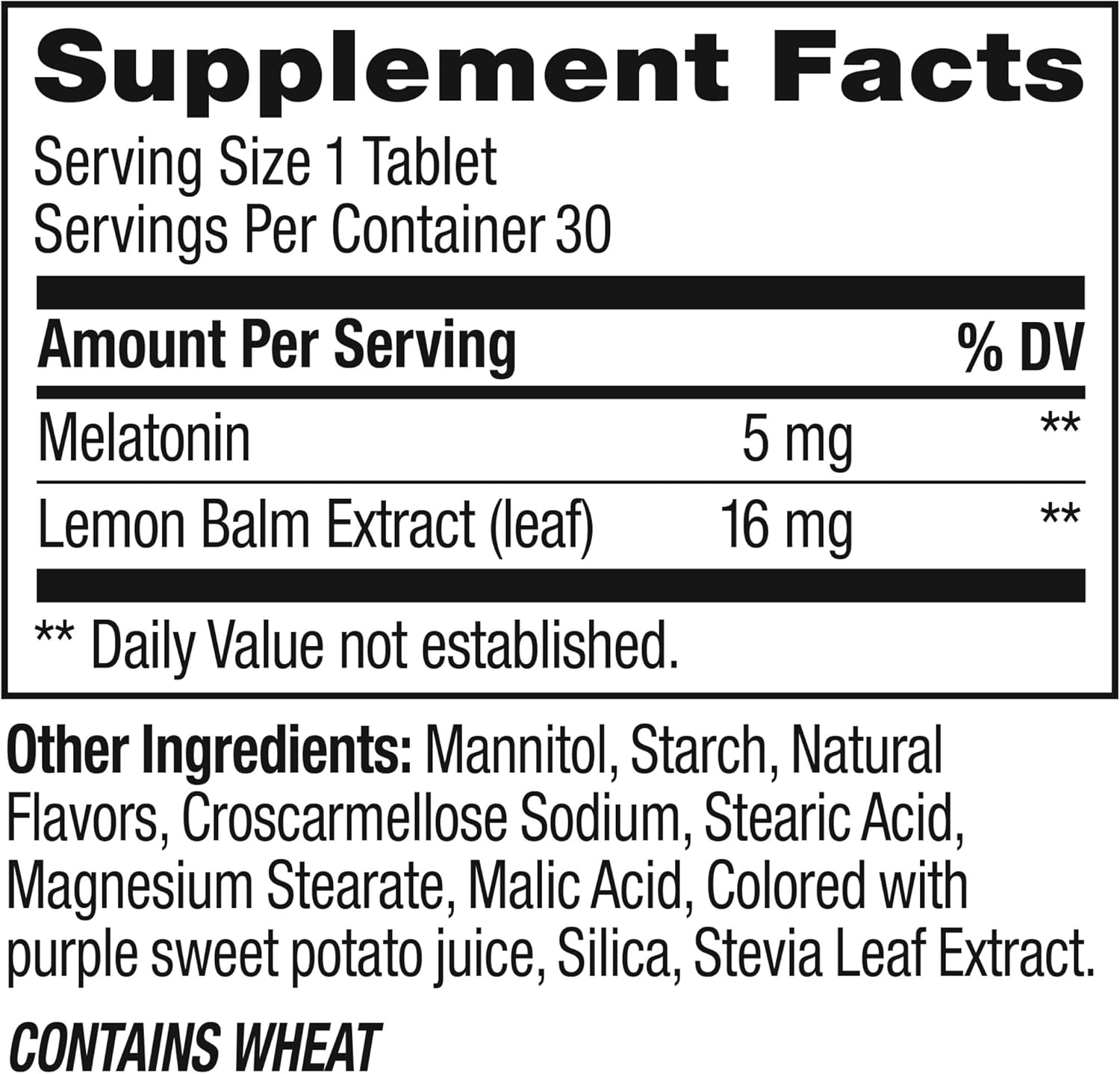 OLLY Extra Strength Sleep Fast Dissolve Tablets, 5mg Melatonin, Vegan,