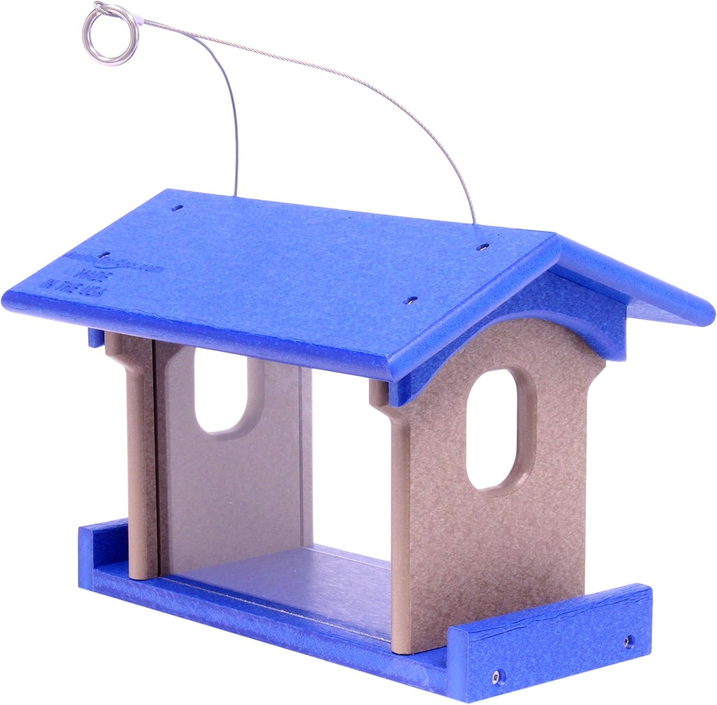 AmishToyBox.com Bluebird Feeder - Poly Lumber - Hanging Blue Bird Feed