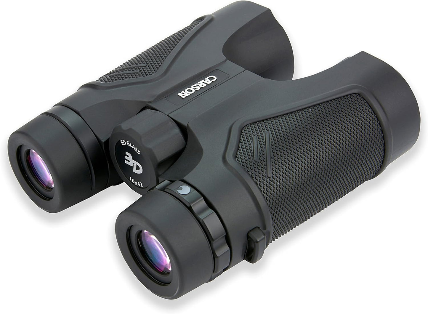 Carson 3D Series 10x42mm High Definition Compact and Waterproof Binoculars with ED Glass, Black (TD-042ED)