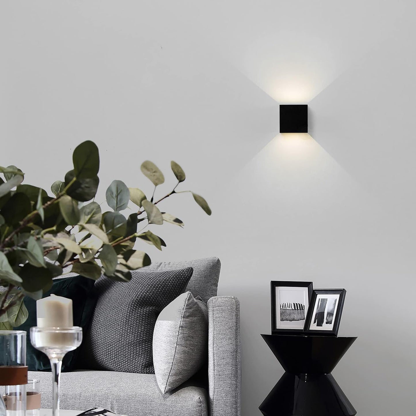 Modern Wall Sconce LED Waterproof Wall Lamp Aluminum with Adjustable B