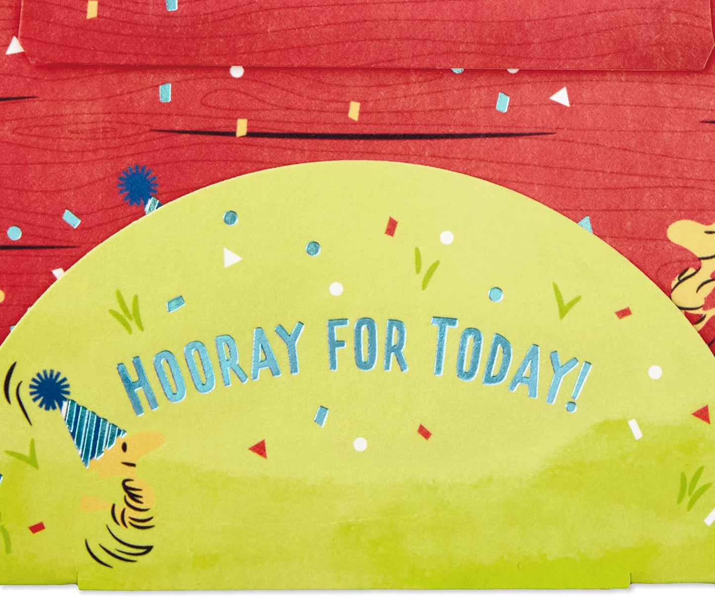 Hallmark Paper Wonder Peanuts Pop Up Birthday Card (Snoopy Dog House)