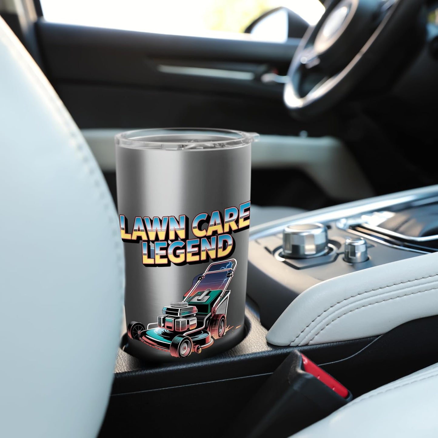 Lawn Care Legend Professional Bootleg Vintage Stainless Steel Insulated Tumbler