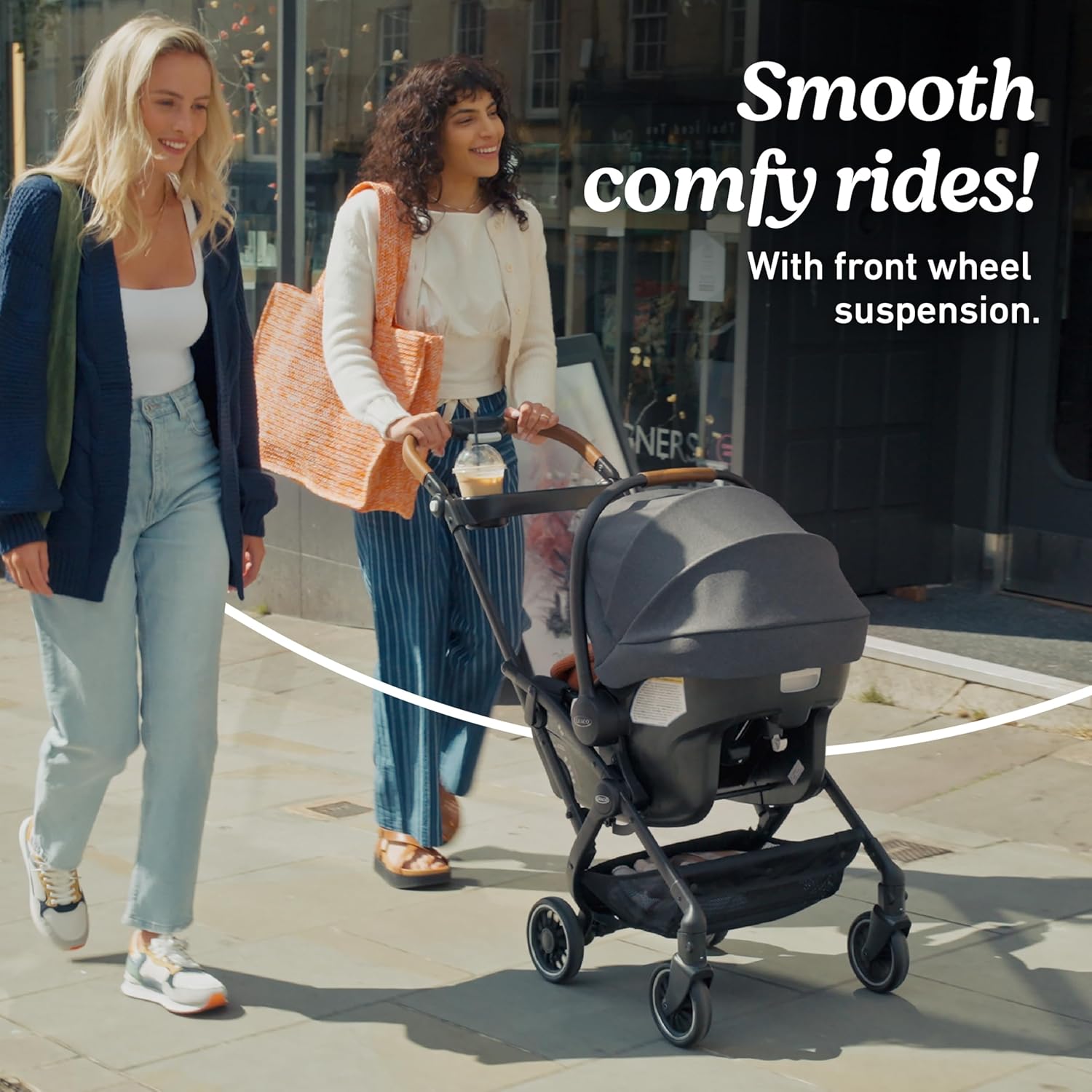 Graco Gomax Next Gen Travel System, Car Seat Stroller Combo, Rear Faci
