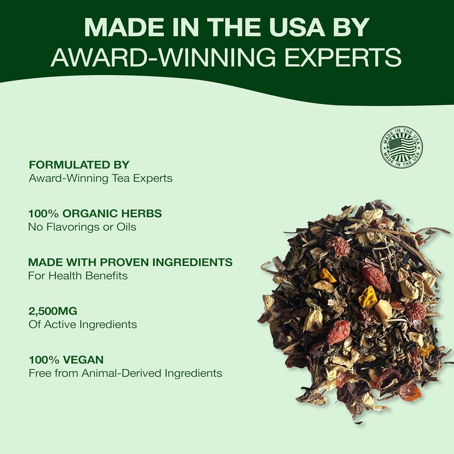 Organic Dandelion Wolfberry Tea - Kidney and Liver Detox Tea - Organic Liver Kidney Cleanse & Detox with Dandelion, Goji Berry, Milk thistle, Turmeric, Hibiscus and extra Herbal Ingredients