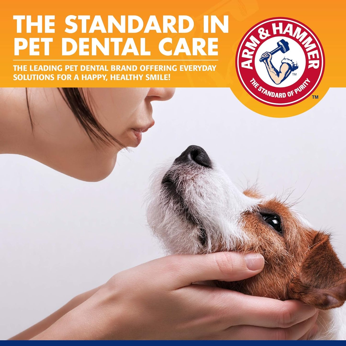 Arm & Hammer for Pets Tartar Control Dog Dental Kit, Enzymatic Toothpa