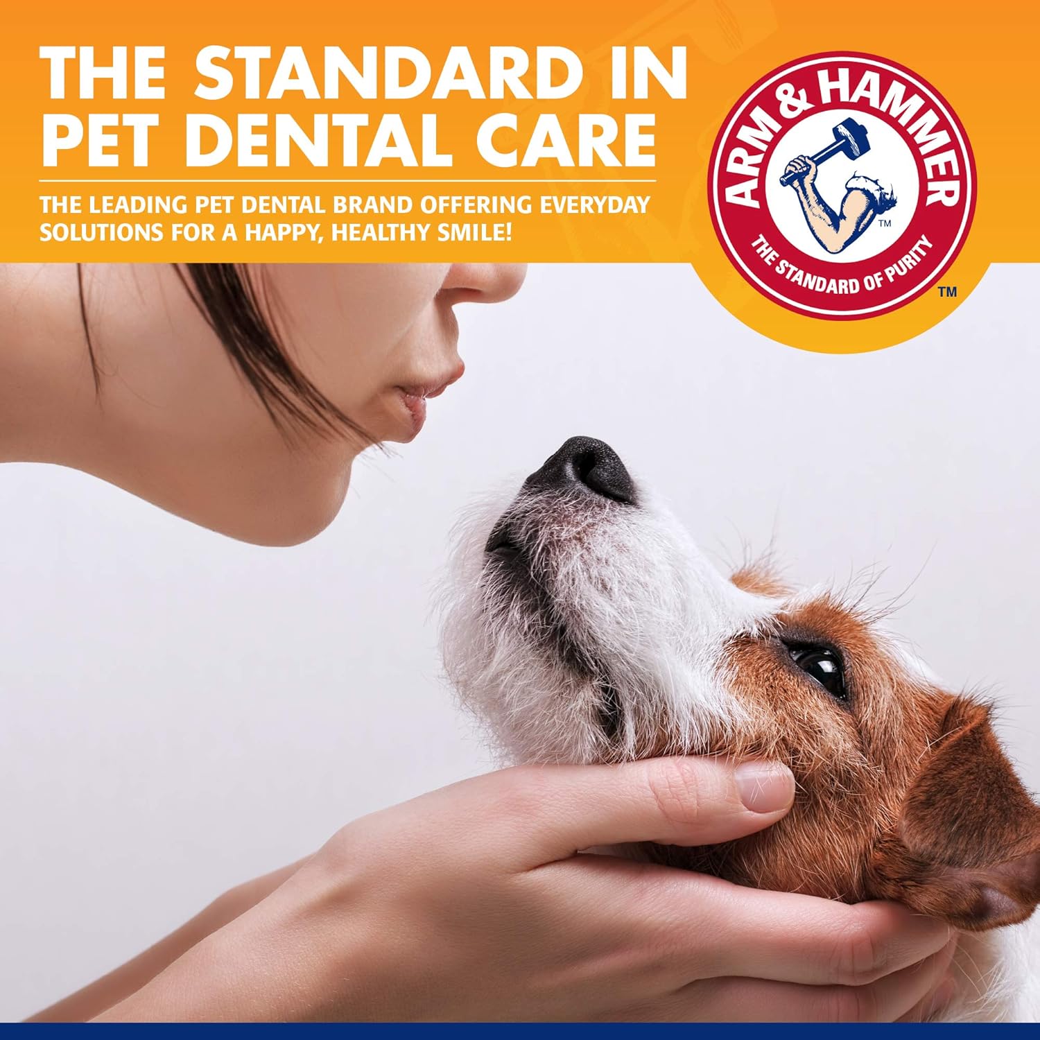 Arm & Hammer for Pets Tartar Control Dog Dental Kit, Enzymatic Toothpa