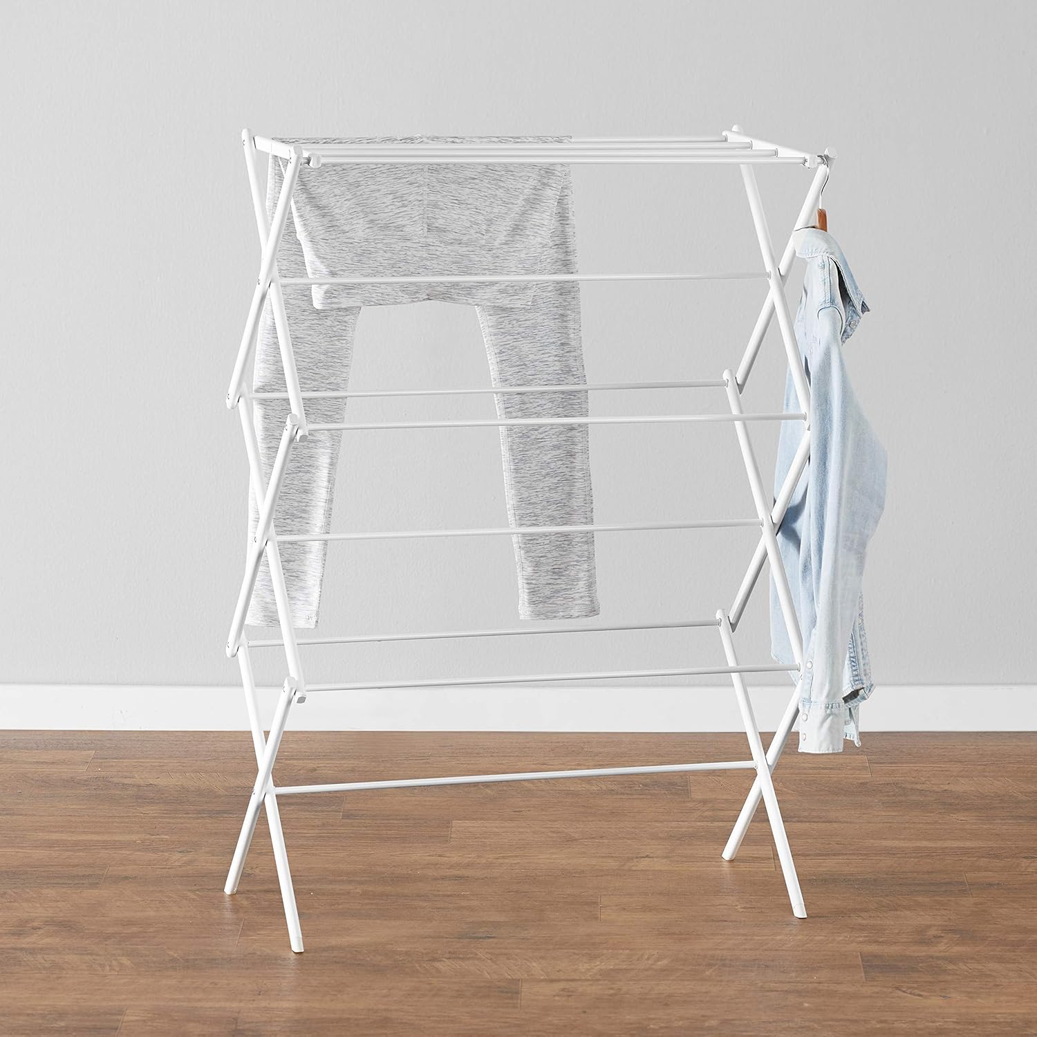Amazon Basics Foldable Portable Clothes Drying Rack for Indoor Air Dry