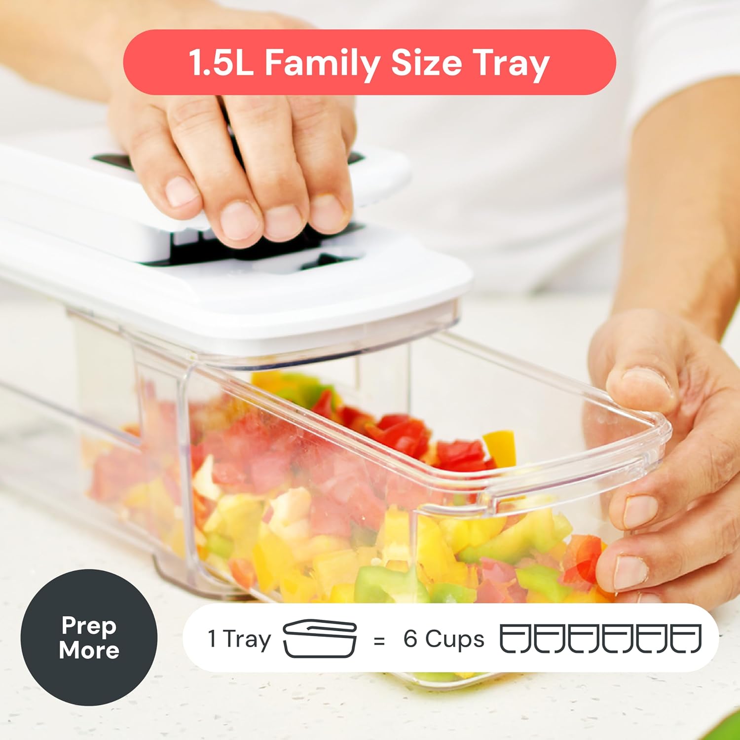 Fullstar XL Vegetable Chopper & Mandoline Slicer – Vegetable, Onion, P