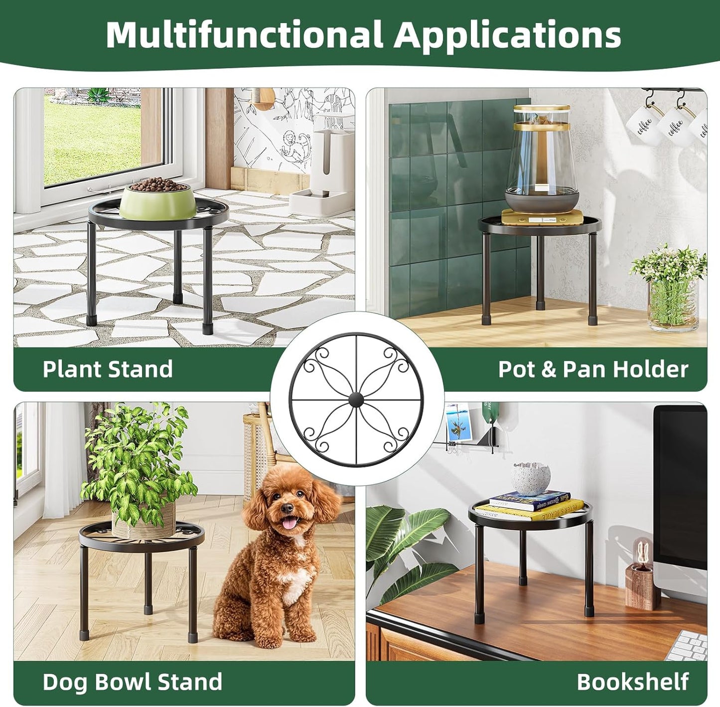 Simple Trending Metal Plant Stand Indoor Outdoor, Heavy Duty Flower Po