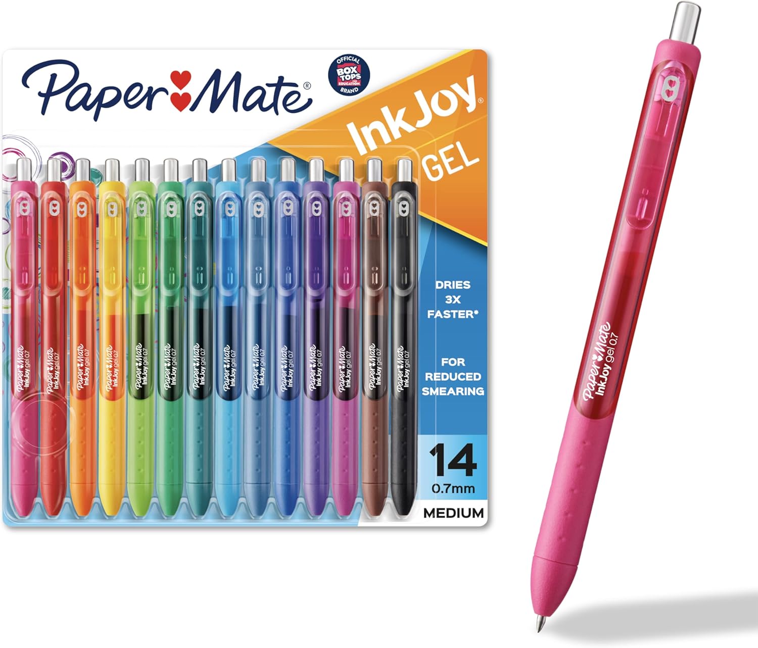 Paper Mate InkJoy Gel Pens, Assorted, Medium Point (0.7mm), 14 Count -