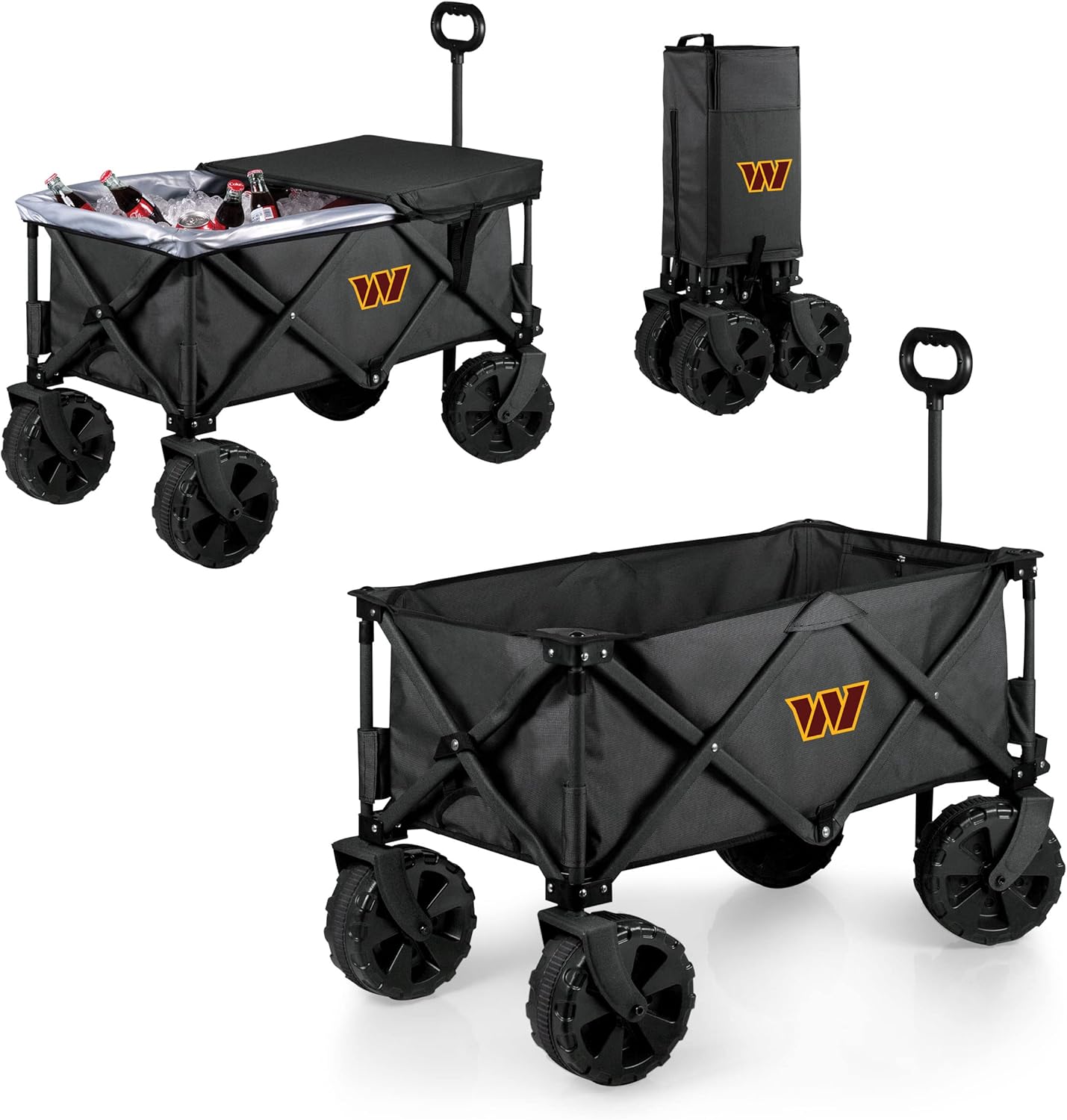 PICNIC TIME NFL Adventure Wagon Elite All-Terrain Portable Utility Wag