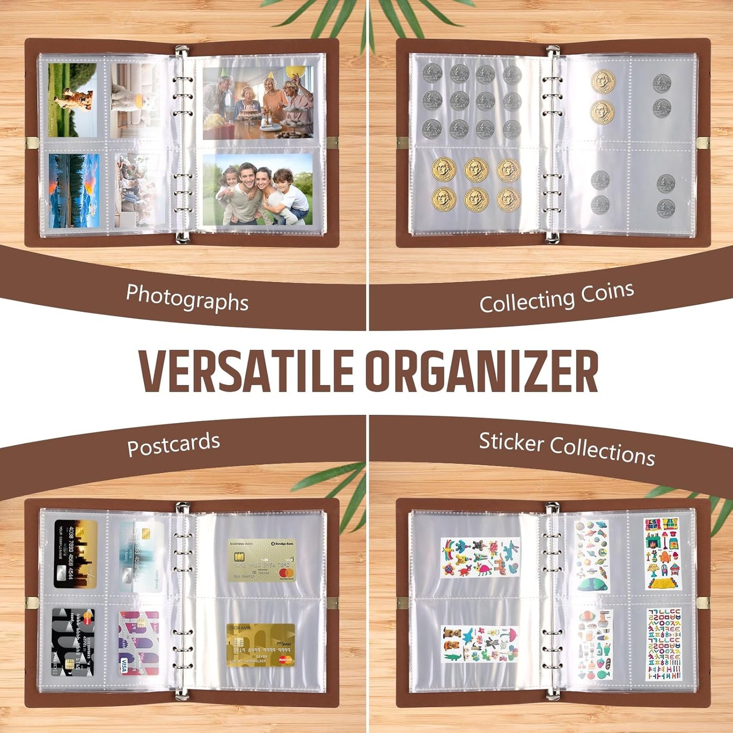 Seed Storage Organizer, Seed Packet Organizer Binder with 80Pcs Garden