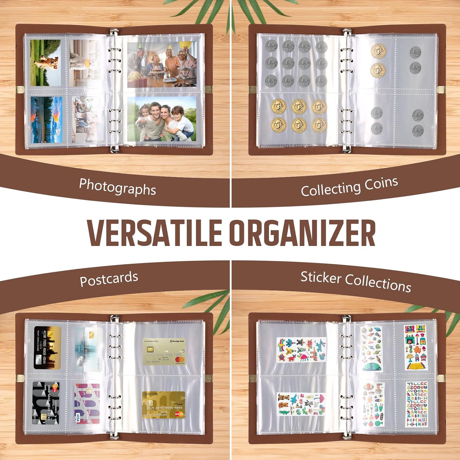 Seed Storage Organizer, Seed Packet Organizer Binder with 80Pcs Garden