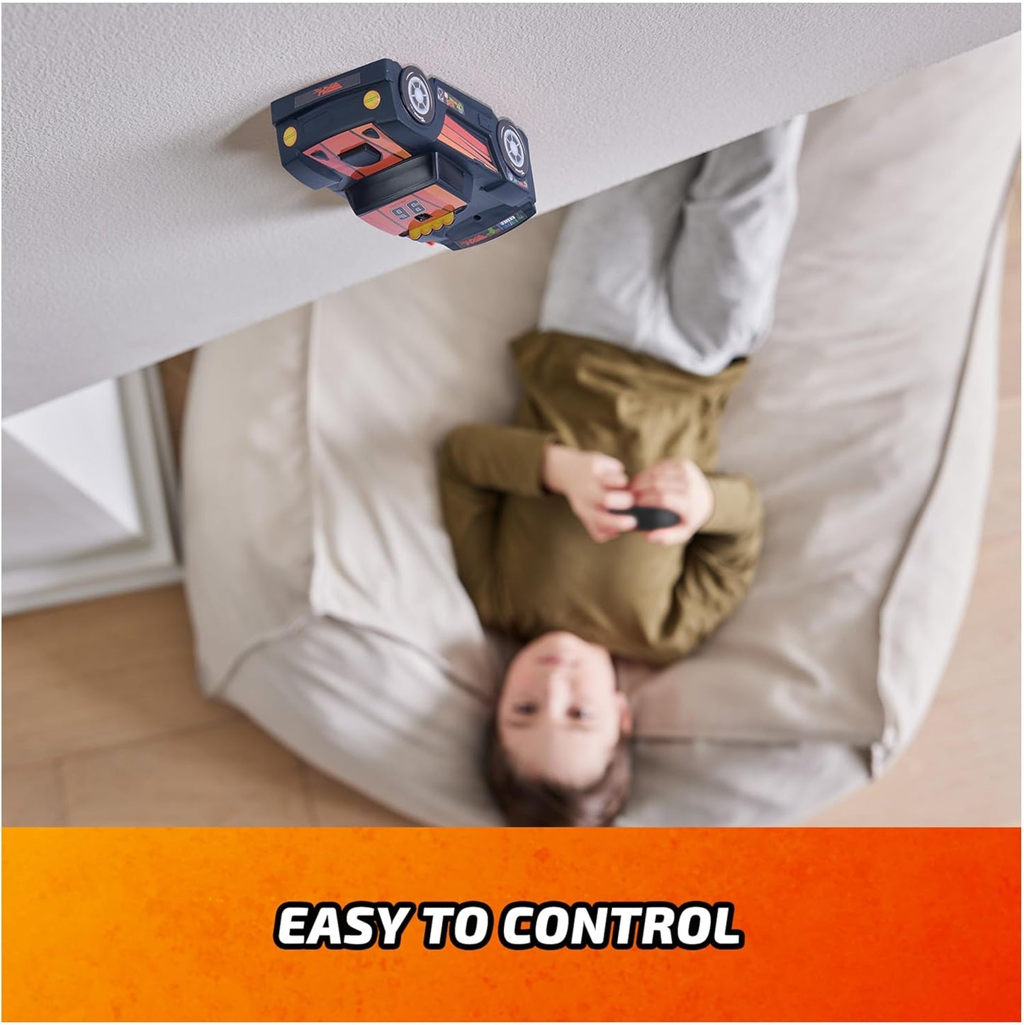 Air Hogs, Zero Gravity Racing Wall Climber, USB-C Rechargeable Wall Ra