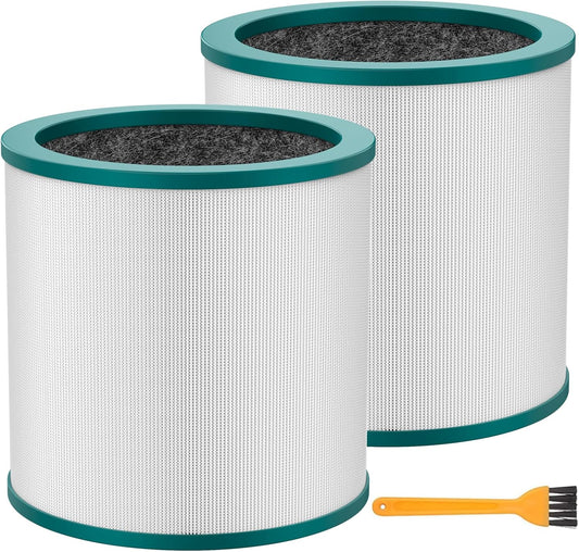 Colorfullife Replacement Air Purifier Filter for Dyson Tower Purifier Pure Cool Link TP01, TP02, TP03, BP01, Compare to Part 968126-03，2 Pack